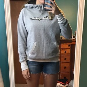 Gray champion hoodie